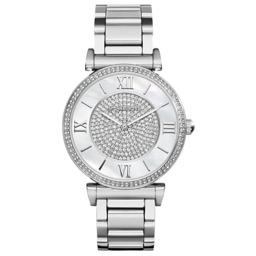 Michael Kors Ladies Catlin Bracelet Silver Watch - MK3355